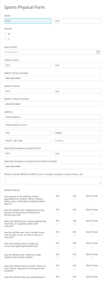 Free Forms 247FormsBuilder