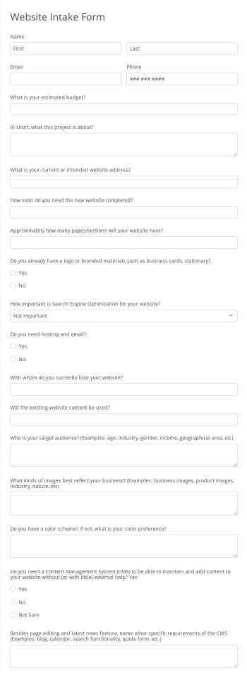 Free Forms 247FormsBuilder